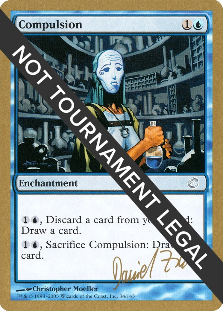Image for Compulsion - 2003 Daniel Zink (TOR) (WCD) - Magic: The Gathering