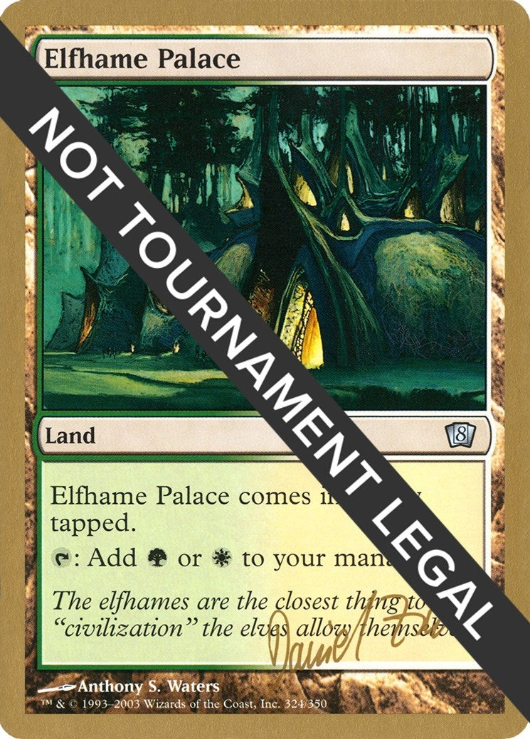 Image for Elfhame Palace - 2003 Daniel Zink (8ED) (WCD) - Magic: The Gathering