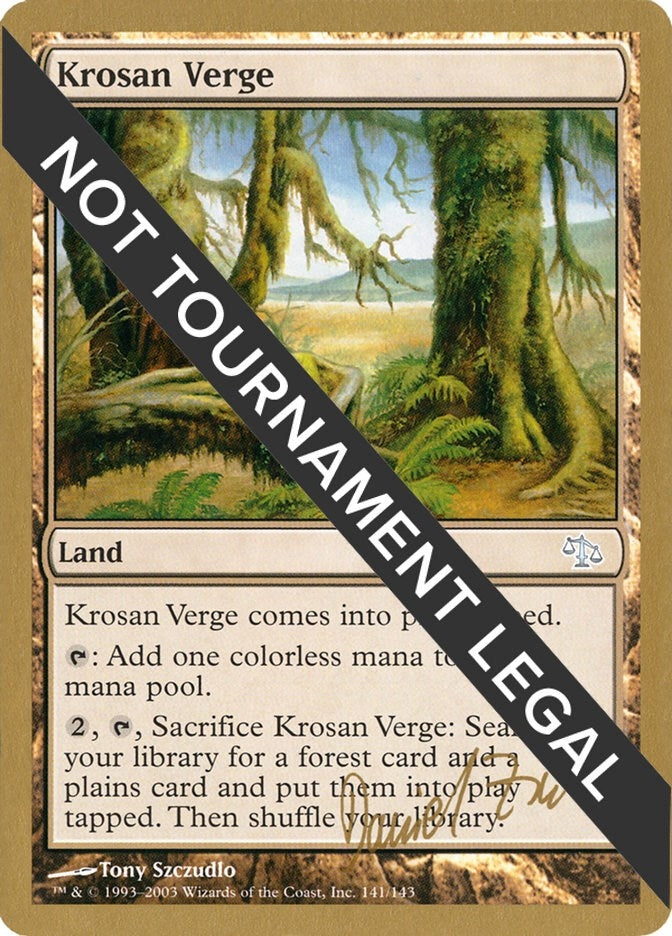 Image for Krosan Verge - 2003 Daniel Zink (JUD) - Magic: The Gathering