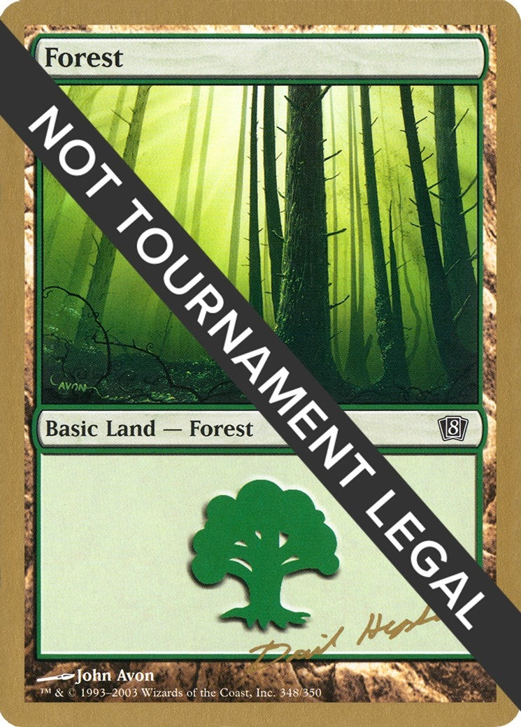Image for Forest (348) - 2003 Dave Humpherys (8ED) - Magic: The Gathering