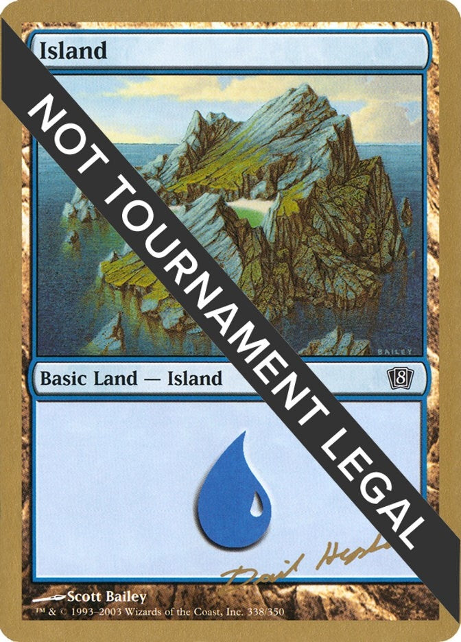 Image for Island (338) - 2003 Dave Humpherys (8ED) (WCD) - Magic: The Gathering