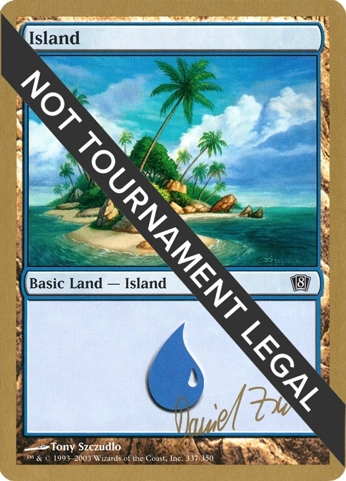 Image for Island (337) - 2003 Dave Humpherys (8ED) - Magic: The Gathering