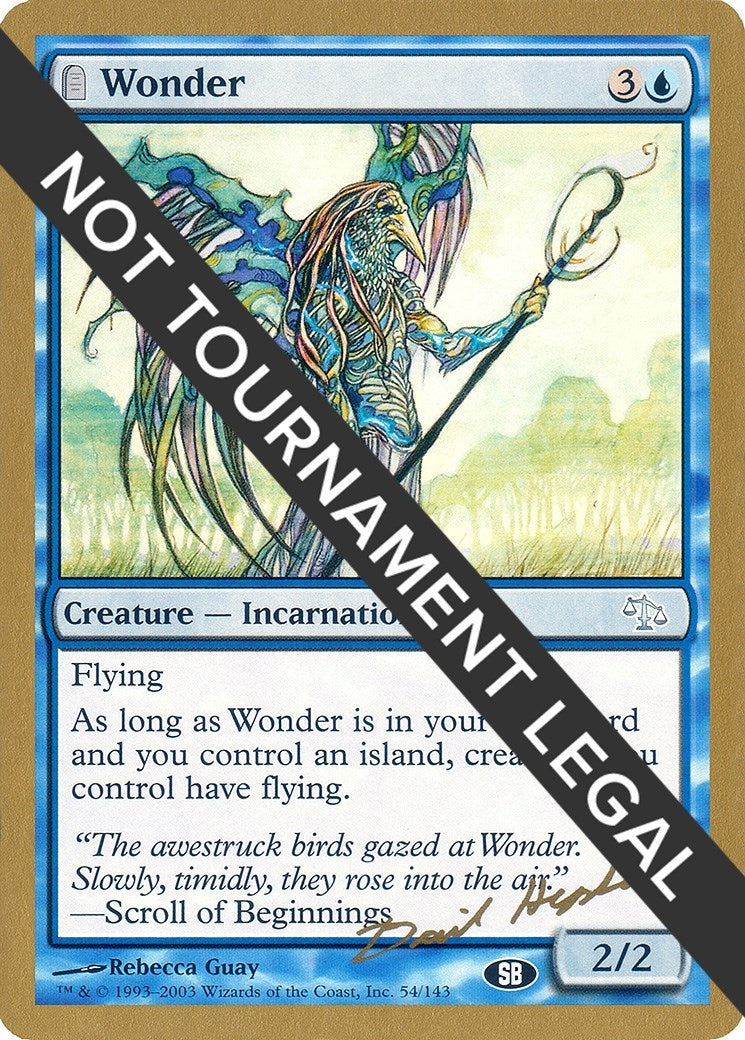 Image for Wonder - 2003 Dave Humpherys (JUD) (SB) - Magic: The Gathering