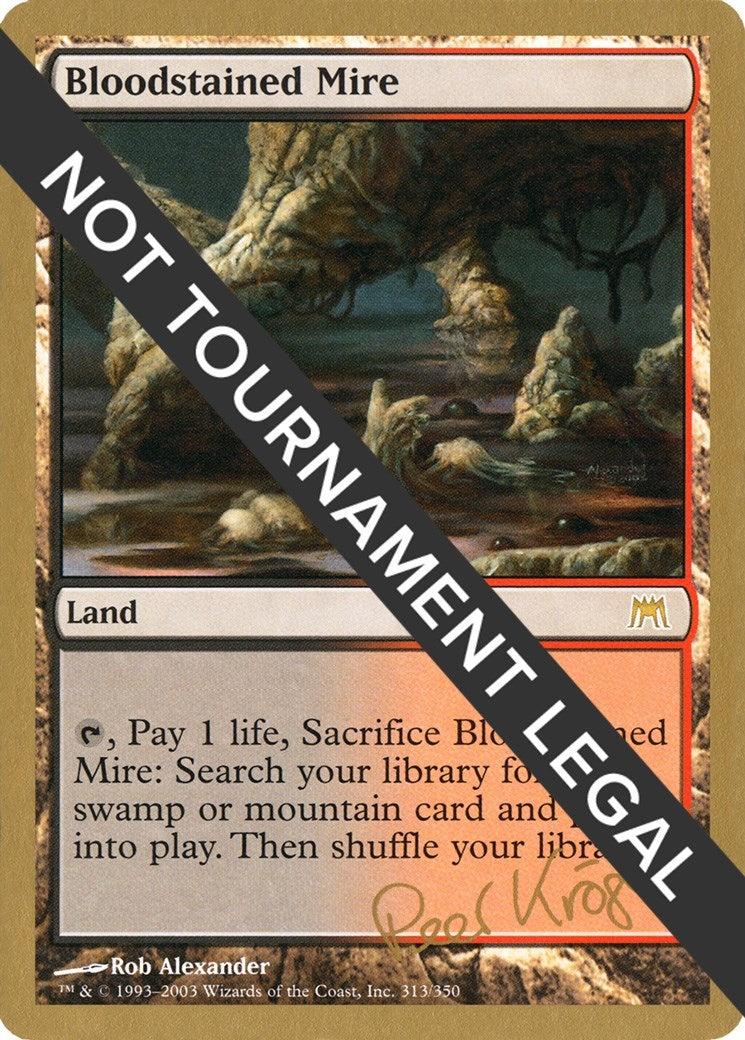 Image for Bloodstained Mire - 2003 Peer Kroger (ONS) - Magic: The Gathering
