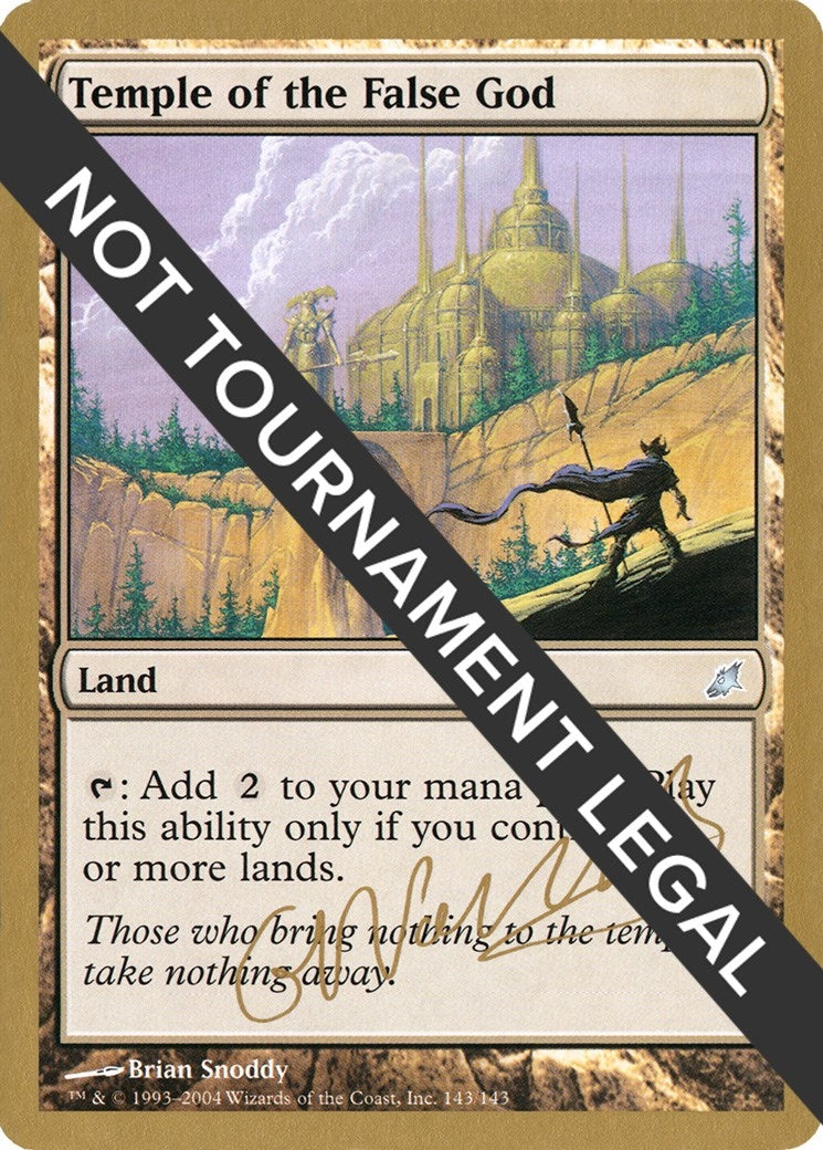 Image for Temple of the False God - 2004 Gabriel Nassif (SCG) - Magic: The Gathering