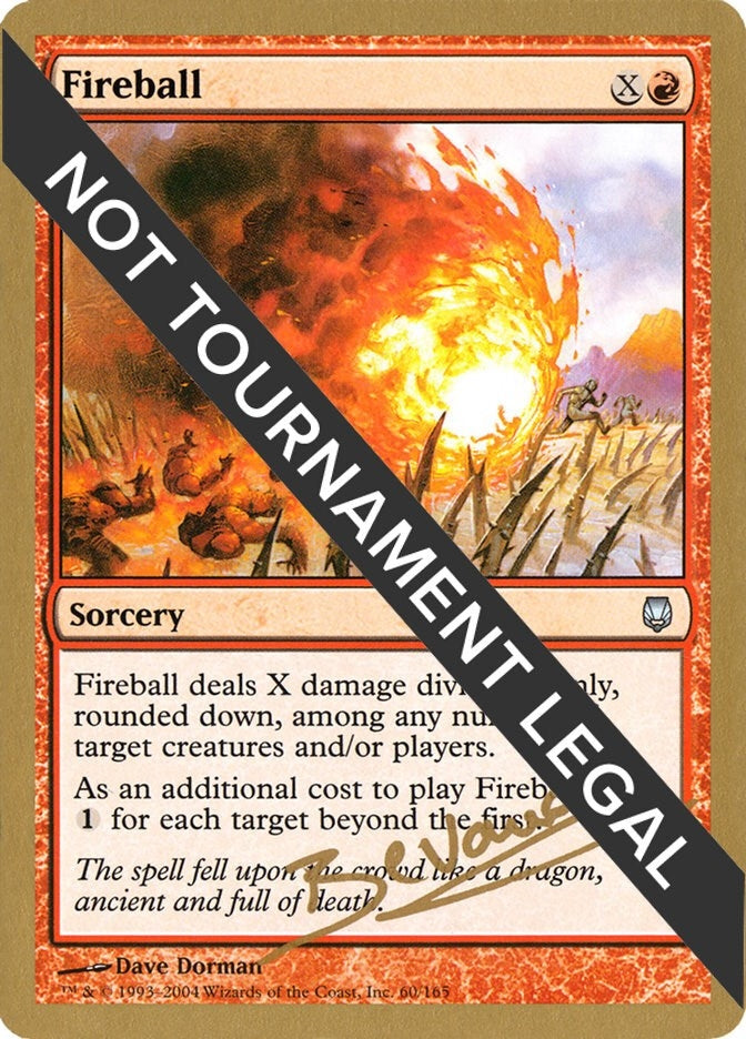 Image for Fireball - 2004 Manuel Bevand (DST) (WCD) - Magic: The Gathering