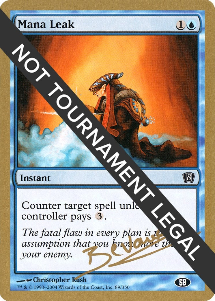 Image for Mana Leak - 2004 Manuel Bevand (8ED) (SB) (WCD) - Magic: The Gathering