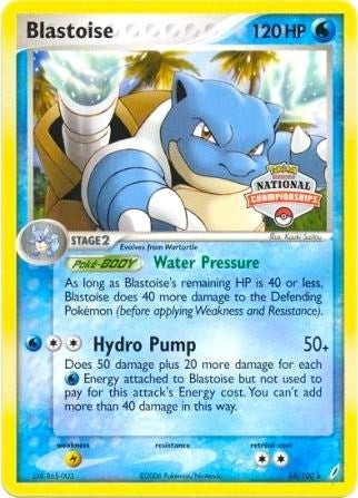 Image for Blastoise - 14/100 (National Championships) (014/100) (PR) - Pokemon