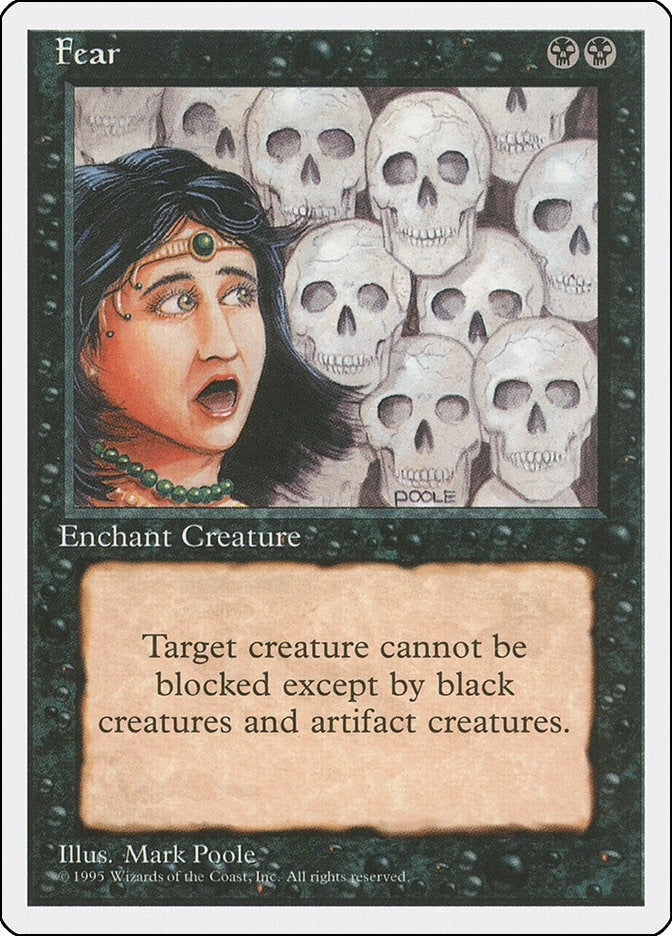 Image for Fear - Magic: The Gathering