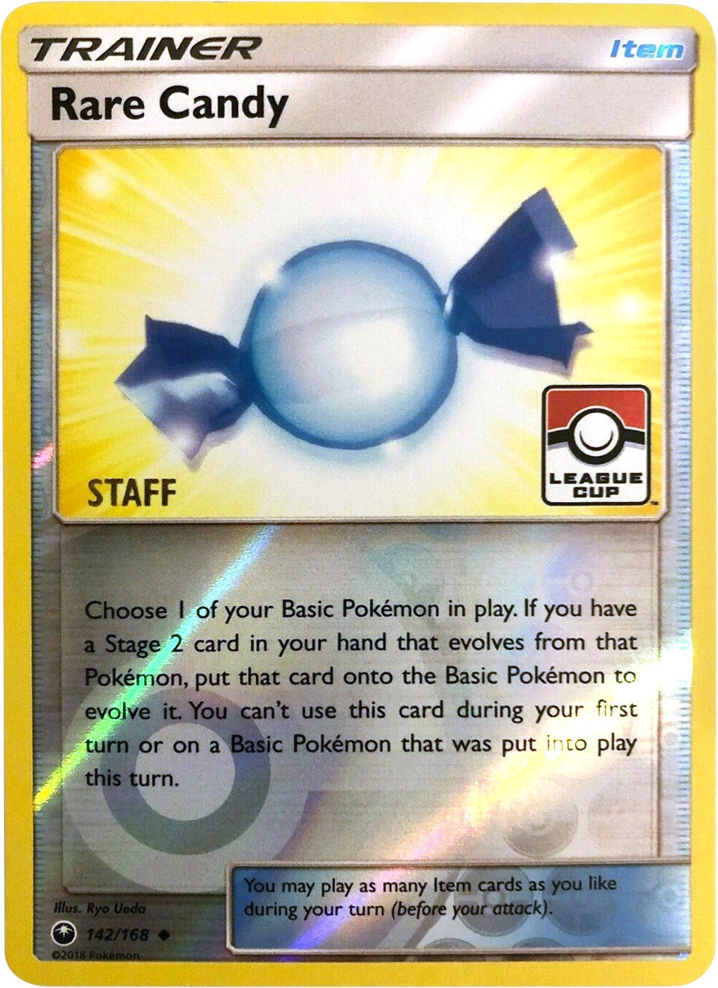 Image for Rare Candy - 142/168 (League Cup) [Staff] (142/168) (PR) - Pokemon