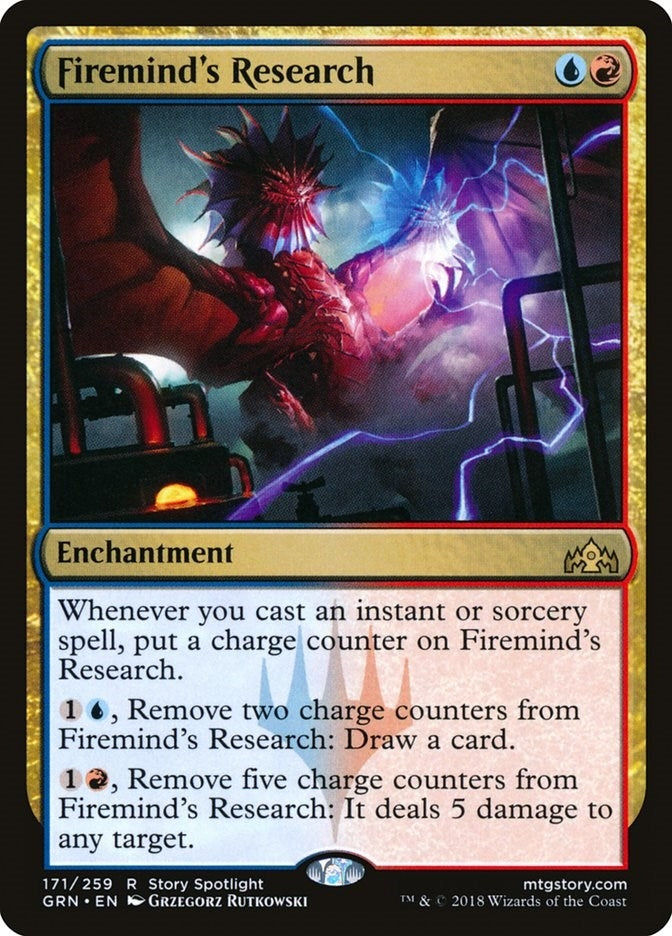 Image for Firemind's Research (171) (GRN) - Magic: The Gathering