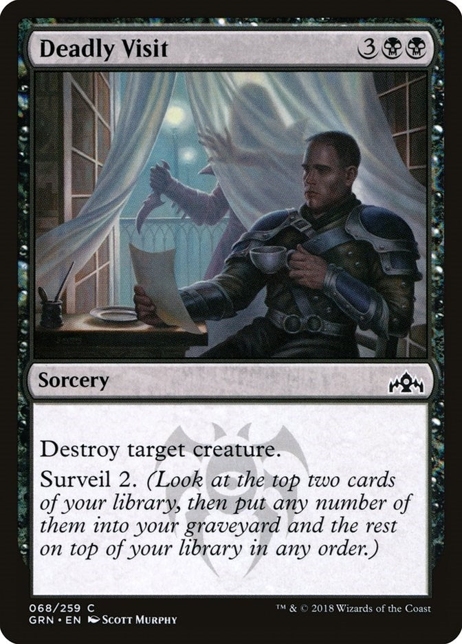 Image for Deadly Visit (68) (GRN) - Magic: The Gathering