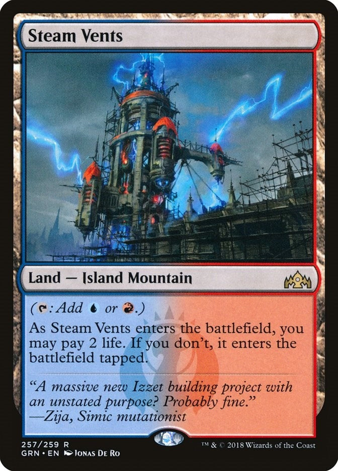 Image for Steam Vents (257) - Magic: The Gathering