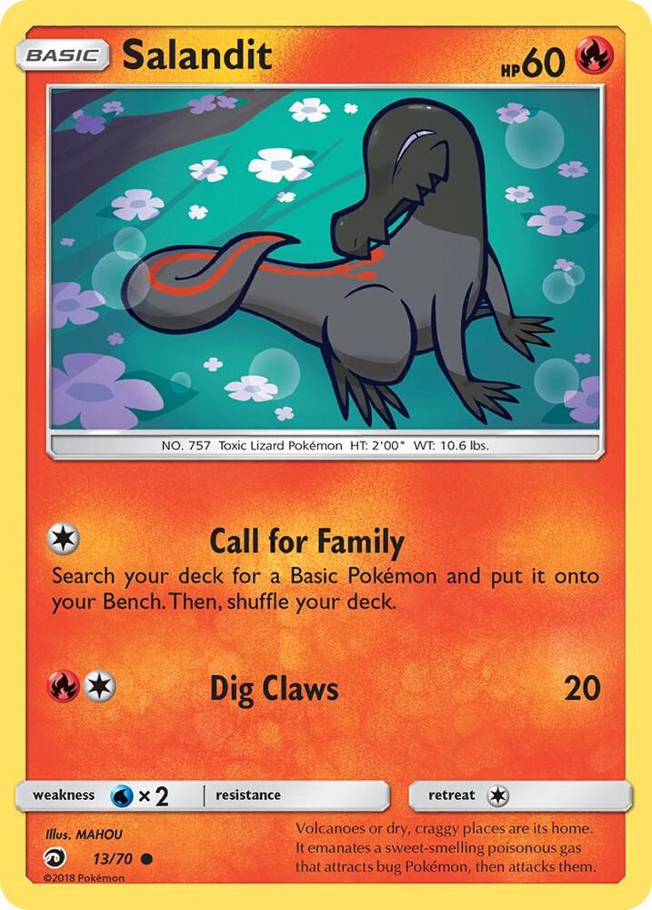 Image for Salandit (13/70) (DRM) - Pokemon