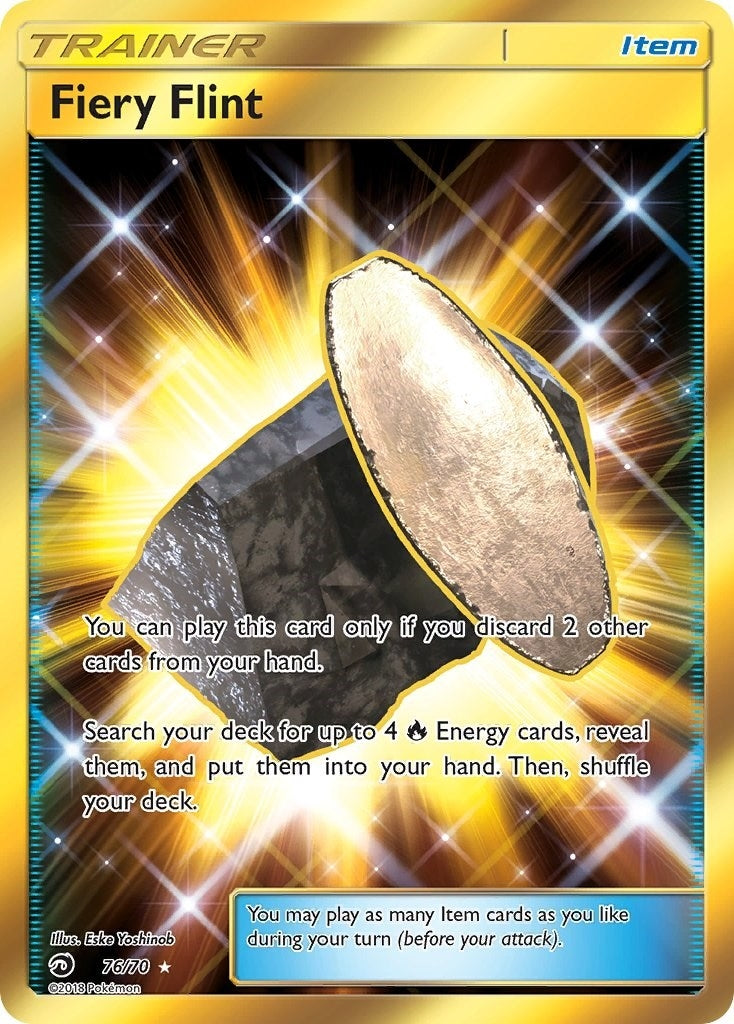 Image for Fiery Flint (Secret) (76/70) (DRM) - Pokemon