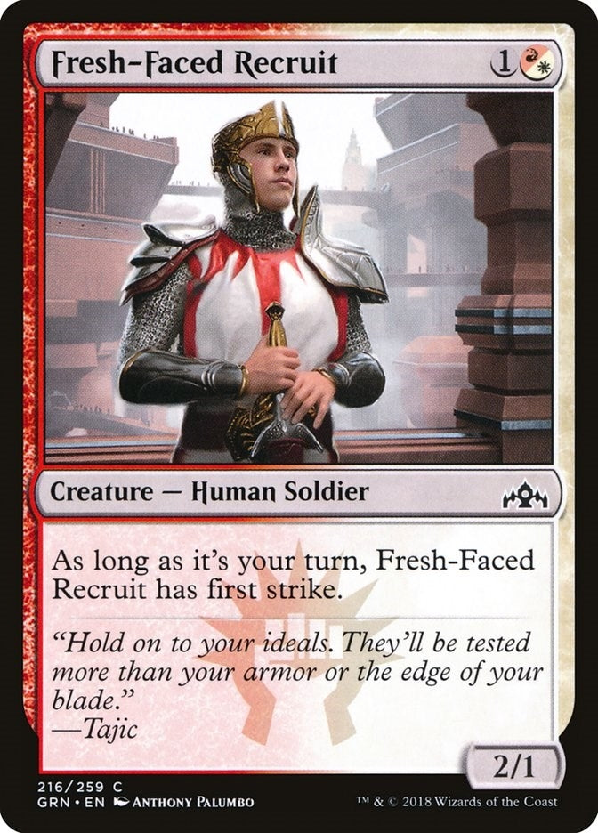 Image for Fresh-Faced Recruit (216) (GRN) - Magic: The Gathering