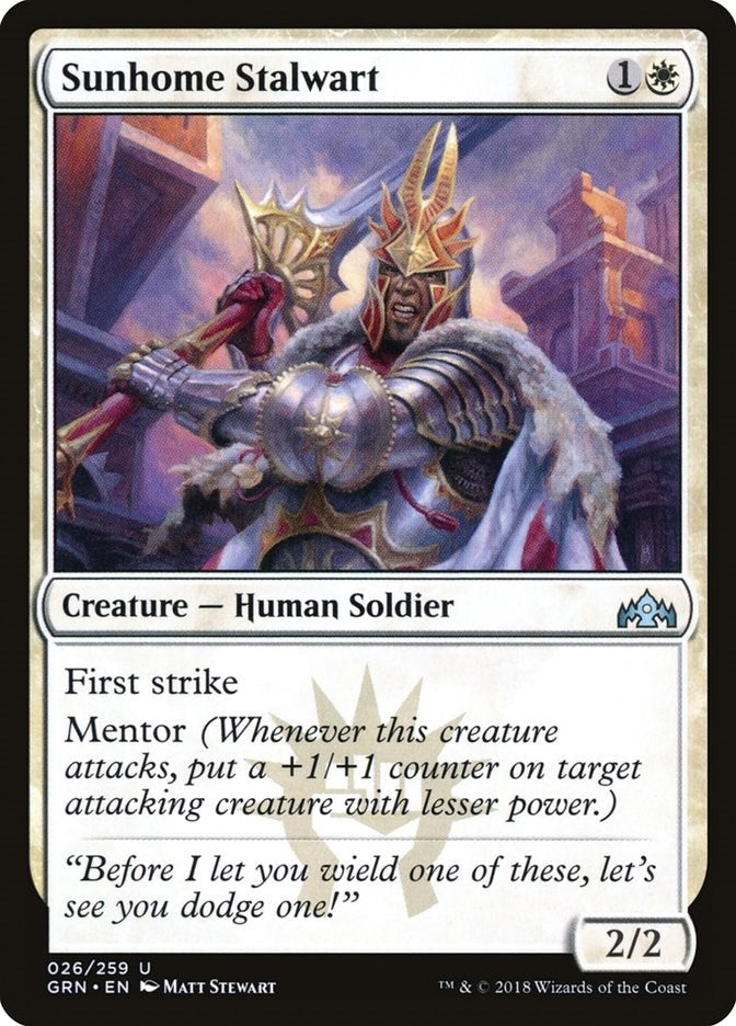 Image for Sunhome Stalwart (26) (GRN) - Magic: The Gathering