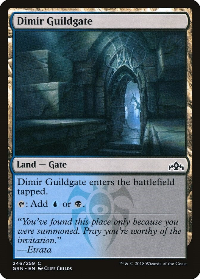 Image for Dimir Guildgate (246) (246) (GRN) - Magic: The Gathering