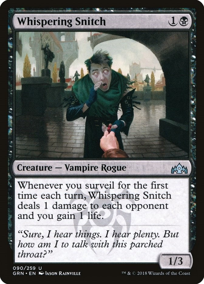 Image for Whispering Snitch (90) (GRN) - Magic: The Gathering