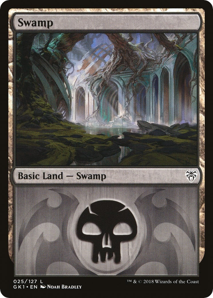 Image for Swamp (025) (25) (GR1) - Magic: The Gathering