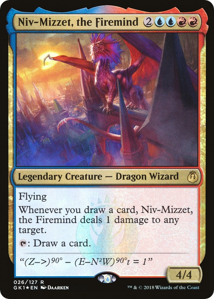 Image for Niv-Mizzet, the Firemind (26) (GR1) - Magic: The Gathering