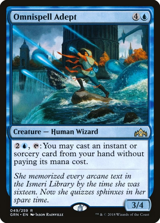 Image for Omnispell Adept (49) (GRN) - Magic: The Gathering