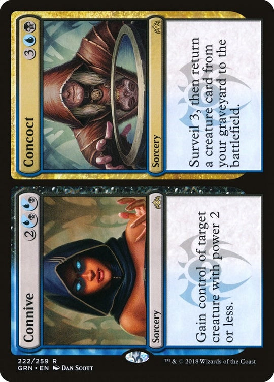 Image for Connive // Concoct (222) (GRN) - Magic: The Gathering