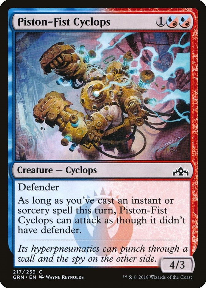 Image for Piston-Fist Cyclops (217) - Magic: The Gathering