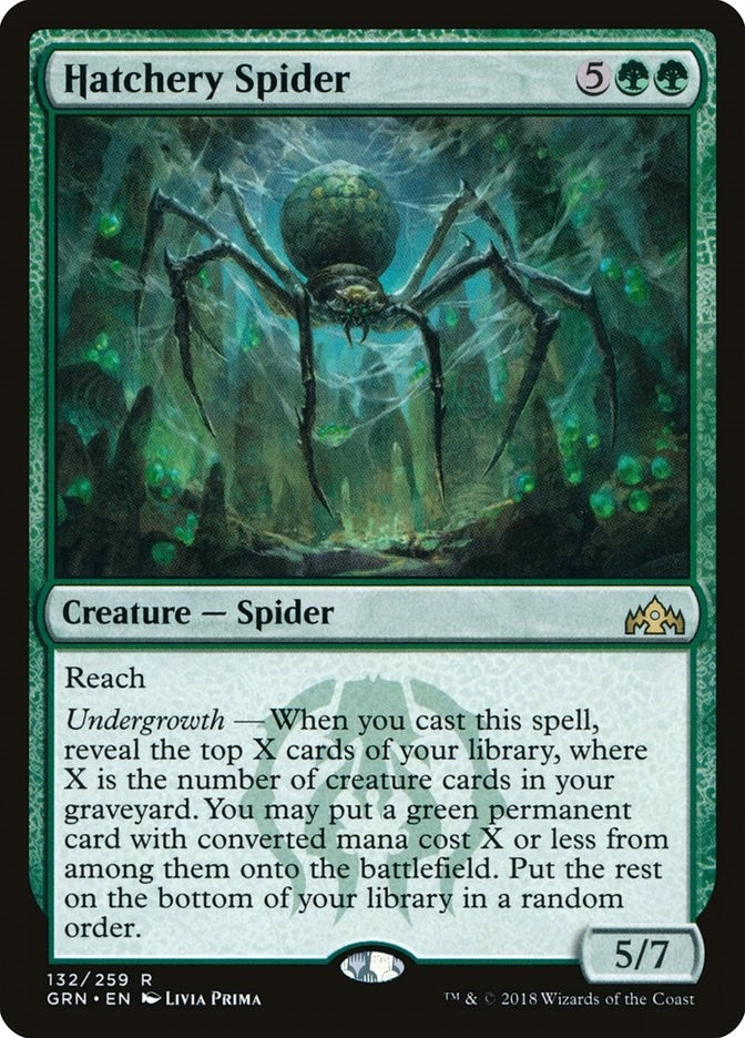 Image for Hatchery Spider (132) (GRN) - Magic: The Gathering