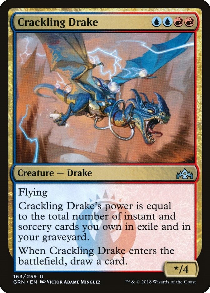 Image for Crackling Drake (163) - Magic: The Gathering