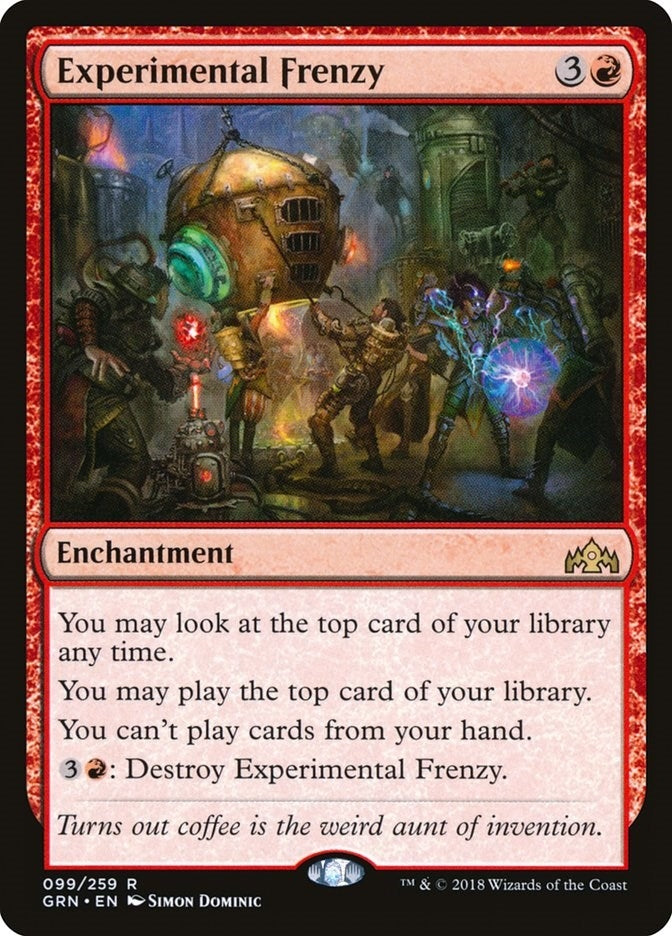 Image for Experimental Frenzy (99) (GRN) - Magic: The Gathering