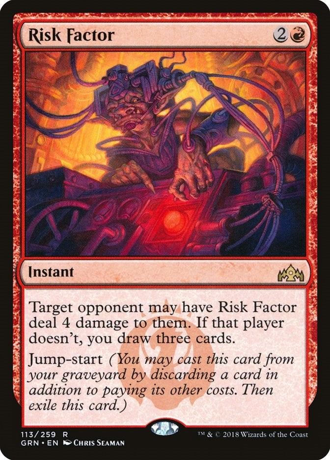 Image for Risk Factor (113) (GRN) - Magic: The Gathering