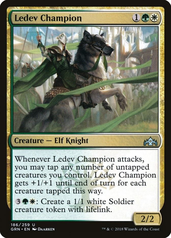 Image for Ledev Champion (186) (GRN) - Magic: The Gathering