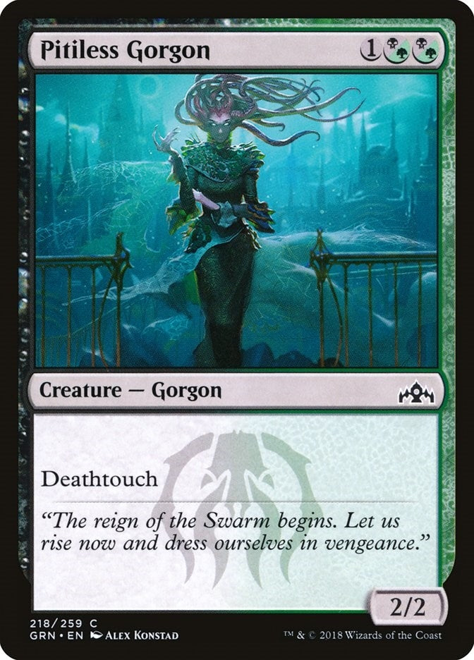 Image for Pitiless Gorgon (218) - Magic: The Gathering