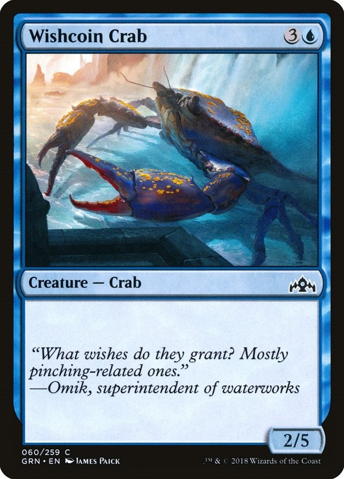Image for Wishcoin Crab (60) - Magic: The Gathering
