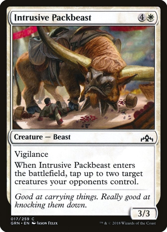 Image for Intrusive Packbeast (17) (GRN) - Magic: The Gathering