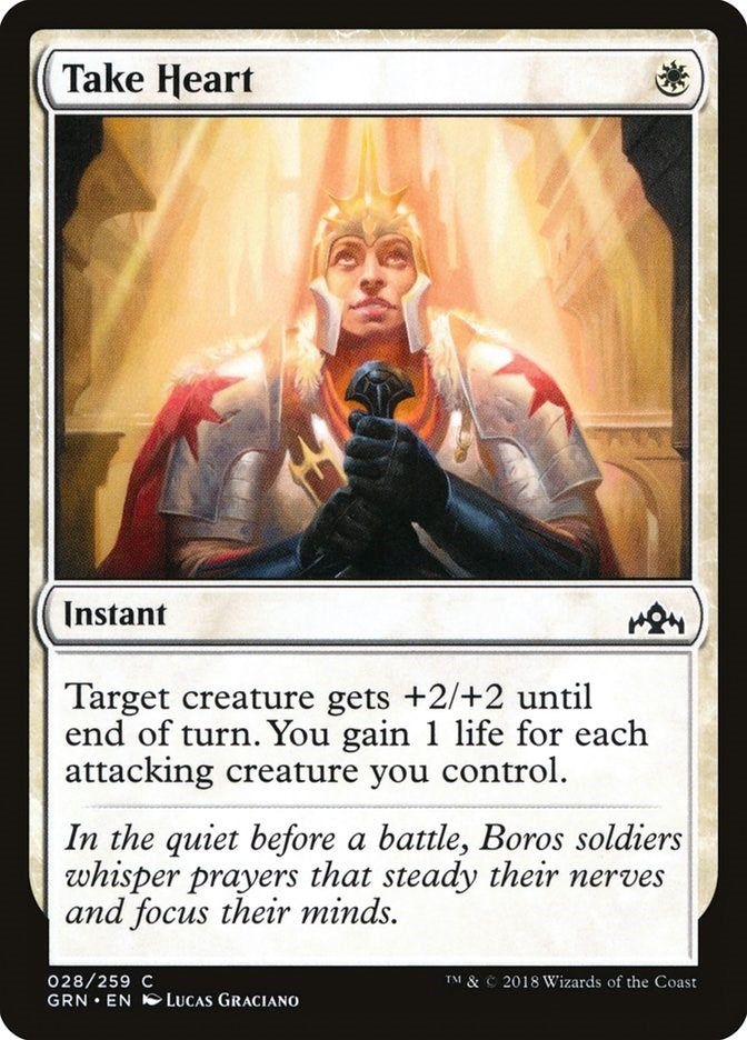 Image for Take Heart (28) (GRN) - Magic: The Gathering