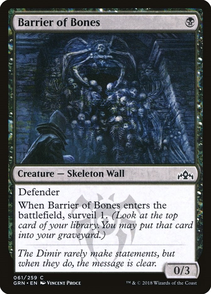 Image for Barrier of Bones (61) - Magic: The Gathering