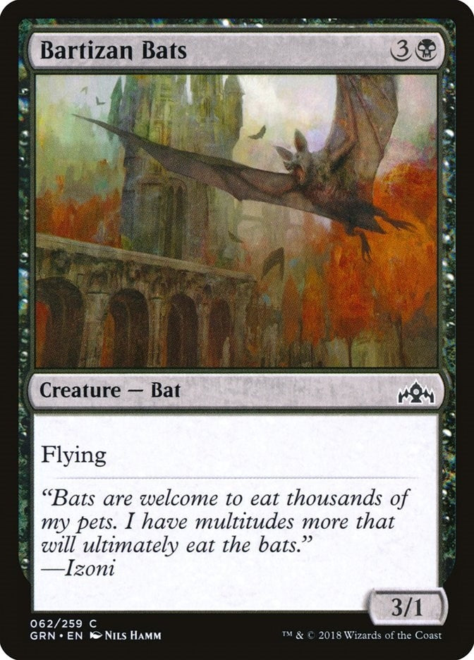 Image for Bartizan Bats (62) - Magic: The Gathering