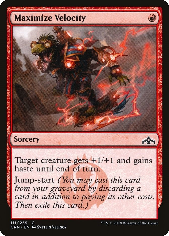 Image for Maximize Velocity (111) (GRN) - Magic: The Gathering