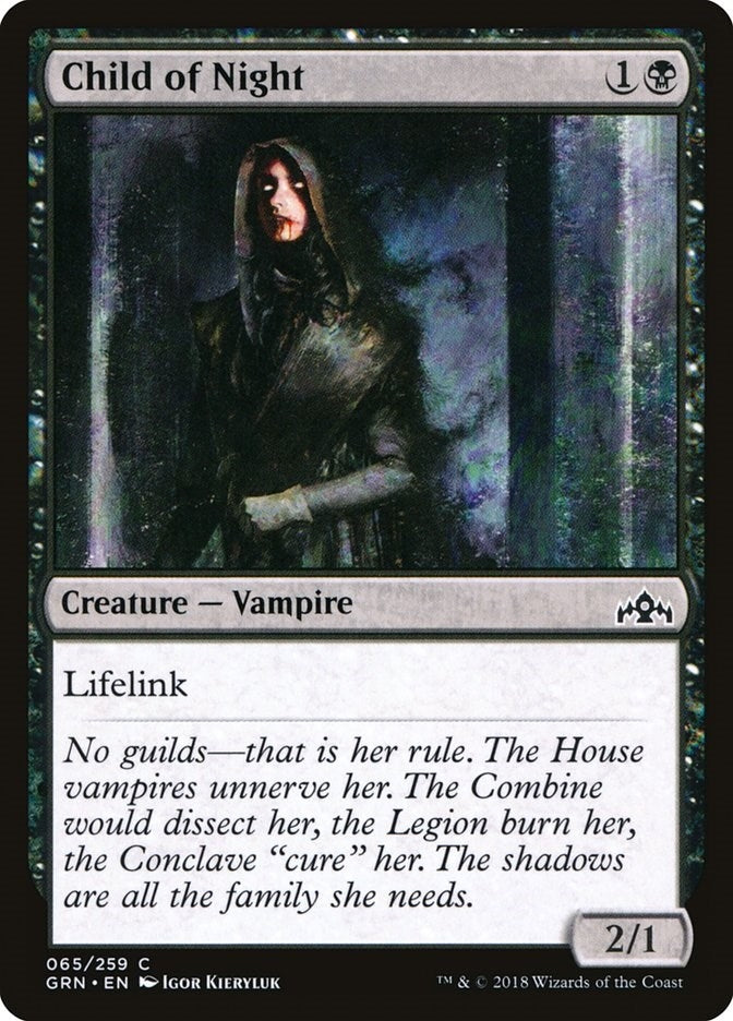 Image for Child of Night (65) (GRN) - Magic: The Gathering