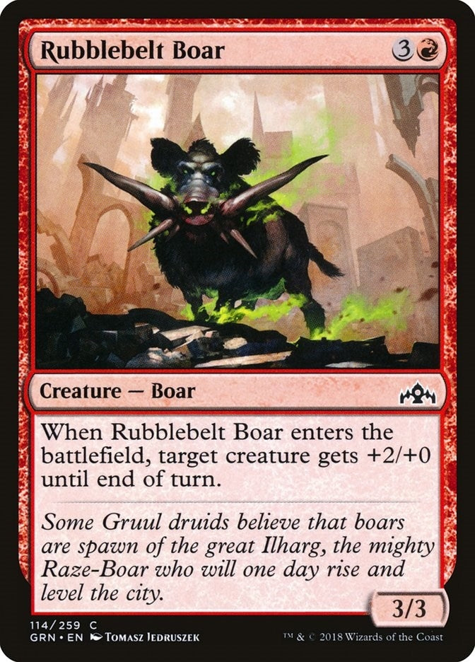 Image for Rubblebelt Boar (114) - Magic: The Gathering