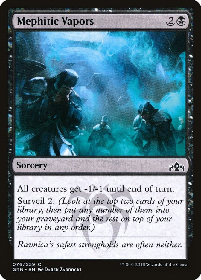 Image for Mephitic Vapors (76) - Magic: The Gathering