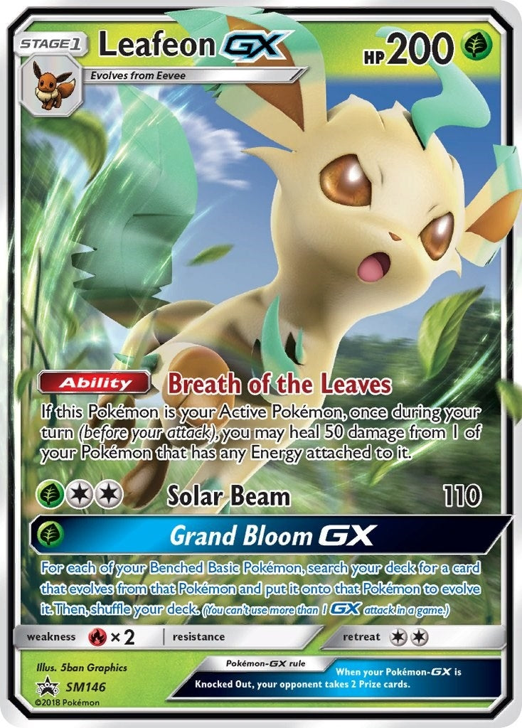 Image for Leafeon GX - SM146 (SM146) (SMP) - Pokemon