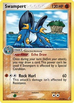 Image for Swampert - 27/100 (EX Crystal Guardians) (027/100) (PR) - Pokemon
