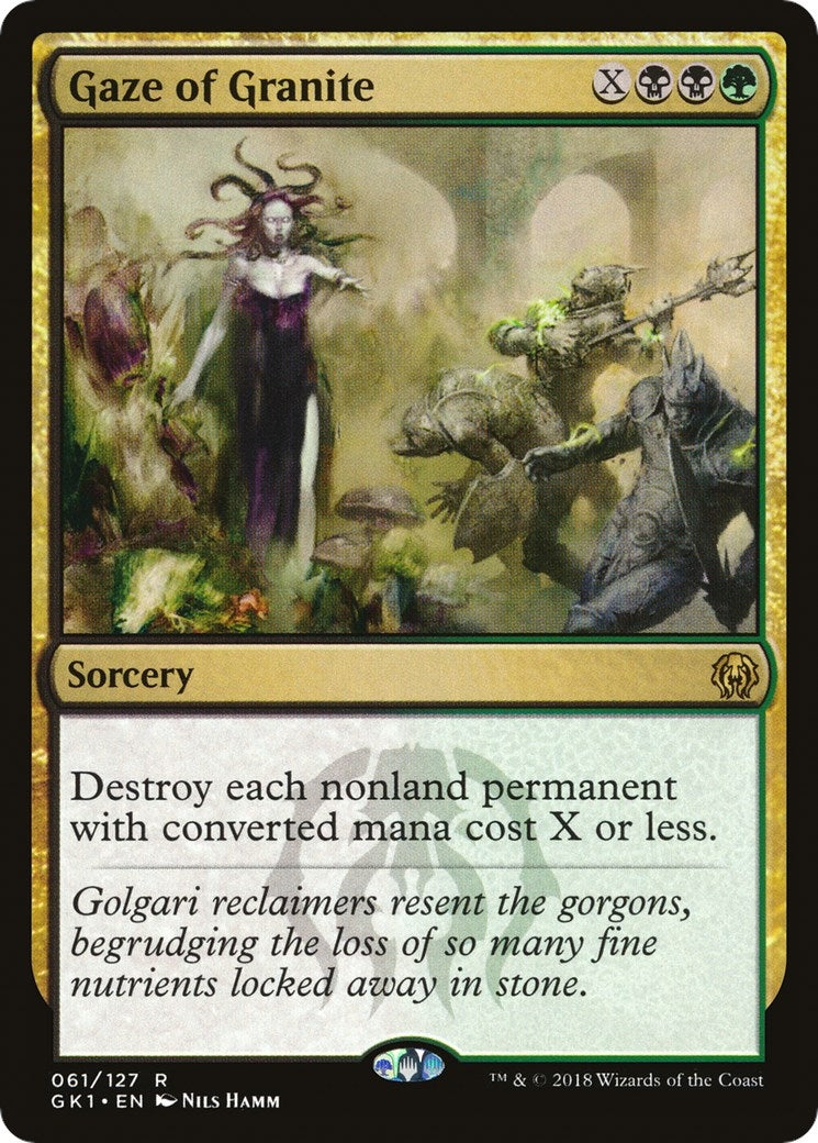 Image for Gaze of Granite (61) (GR1) - Magic: The Gathering