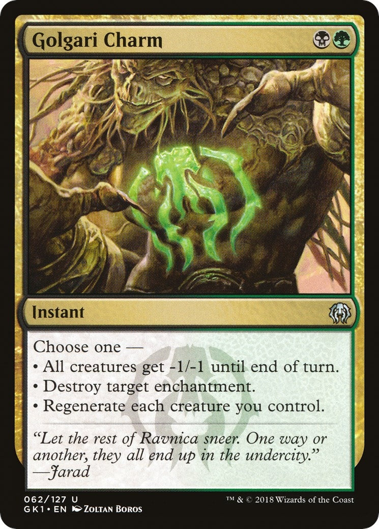 Image for Golgari Charm (62) - Magic: The Gathering