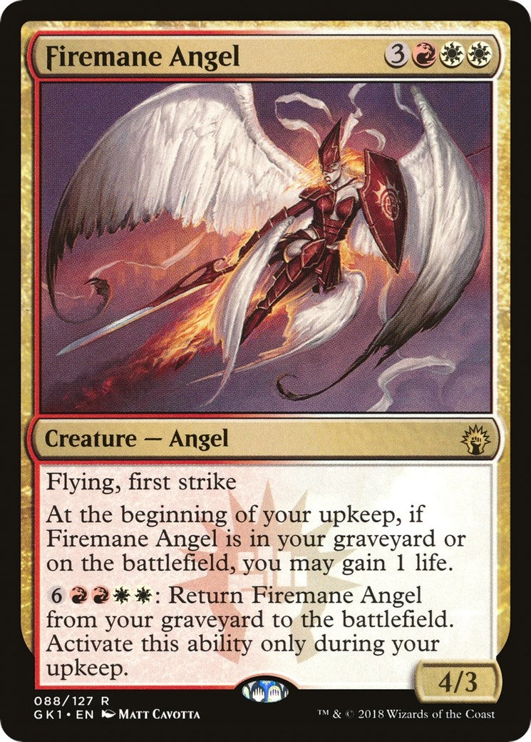 Image for Firemane Angel (88) - Magic: The Gathering