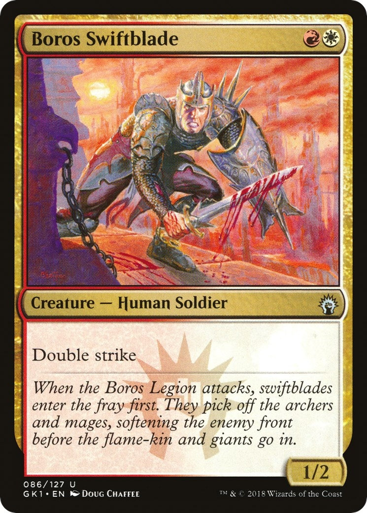 Image for Boros Swiftblade (86) (GR1) - Magic: The Gathering