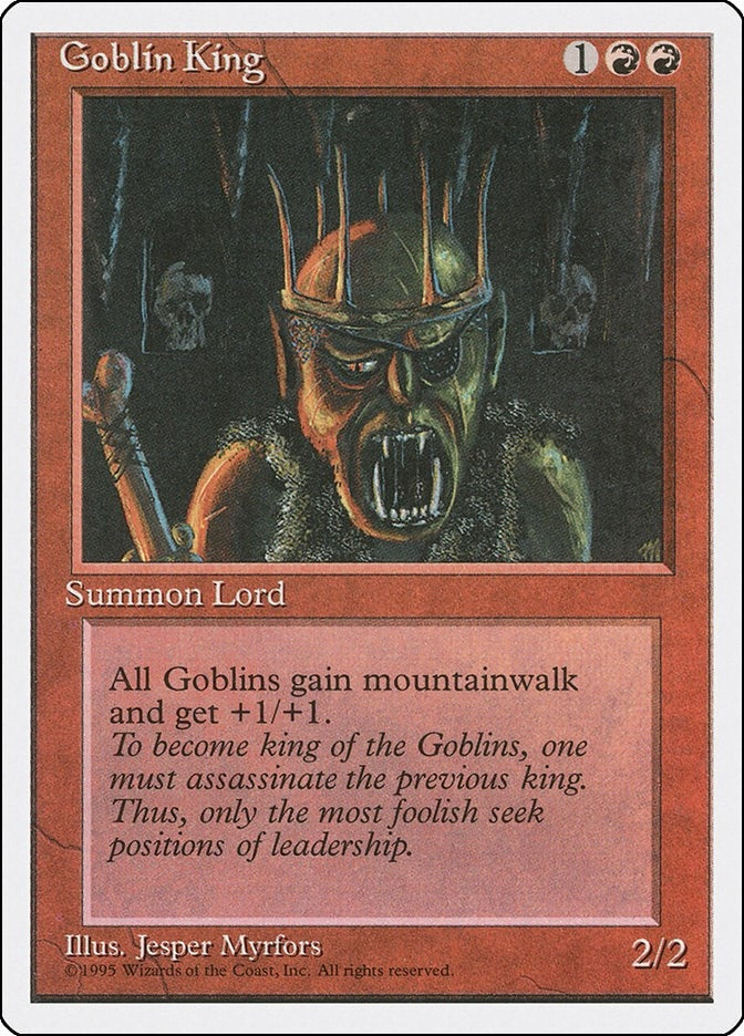Image for Goblin King - Magic: The Gathering